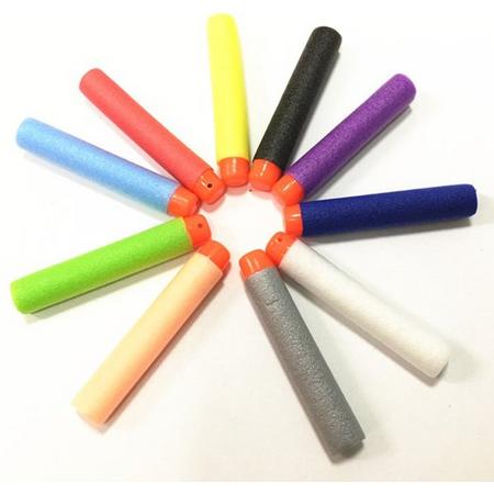 Universele nerf pijltjes | geschikt voor nerf-n-strike speelgoedblasters | 10 stuks | multicolour